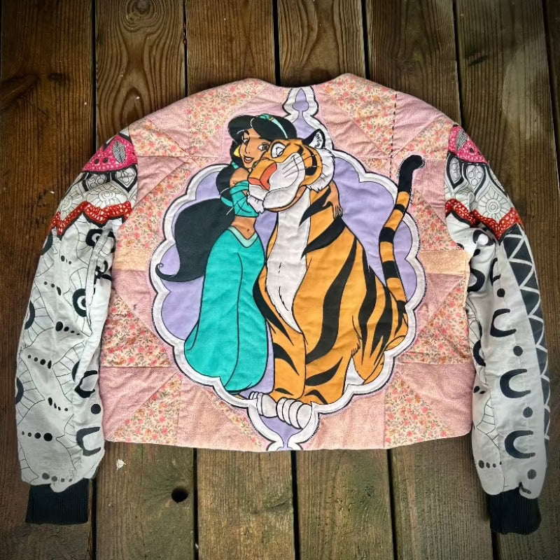 Quilted Jacket featuring Jasmine and Rajah applique