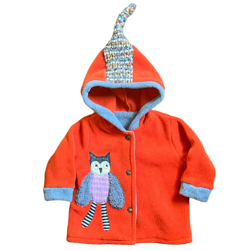 Hoot Hoot Owl Jacket 3 Months - 2 Years Made in USA