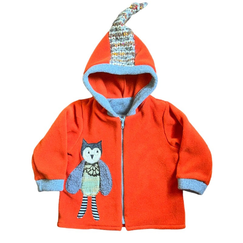 Hoot Hoot Owl Jacket 3 Months - 2 Years Made in USA