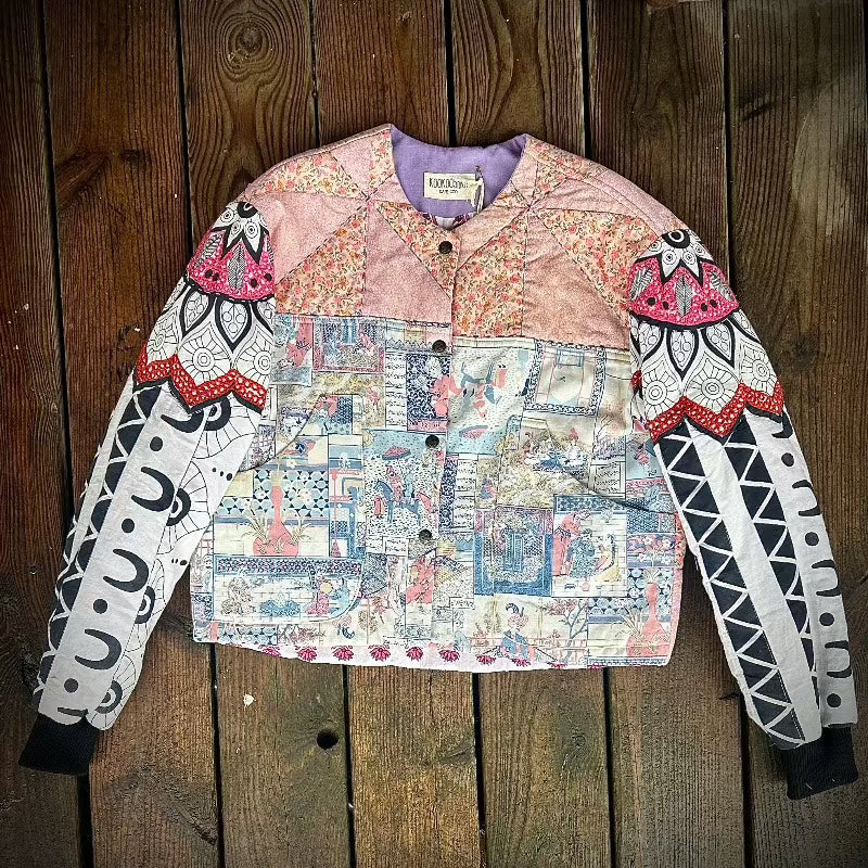 Quilted Jacket featuring Jasmine and Rajah applique