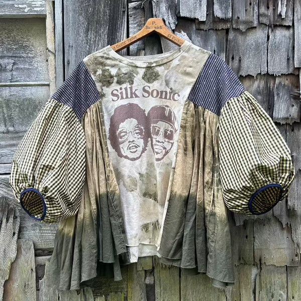 Upcycled Concert Tee featuring Silk Sonic