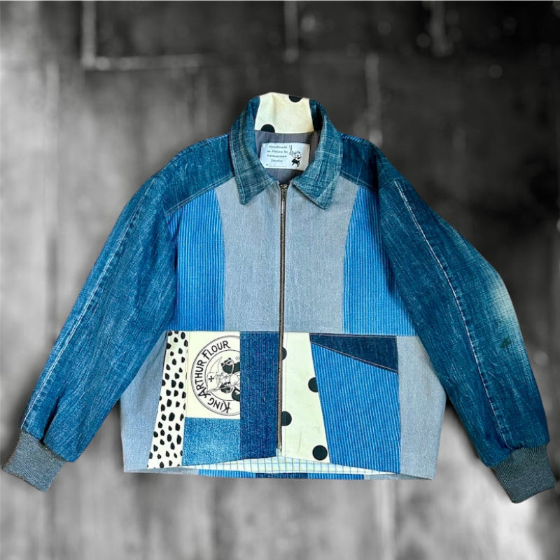 Recycled Denim with King Arthur and New Yorker