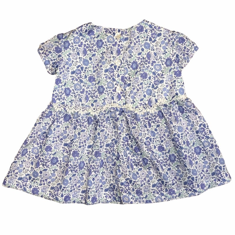 Hydrangea Blue Cotton Dress